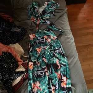 Shirt and skirt set never worn